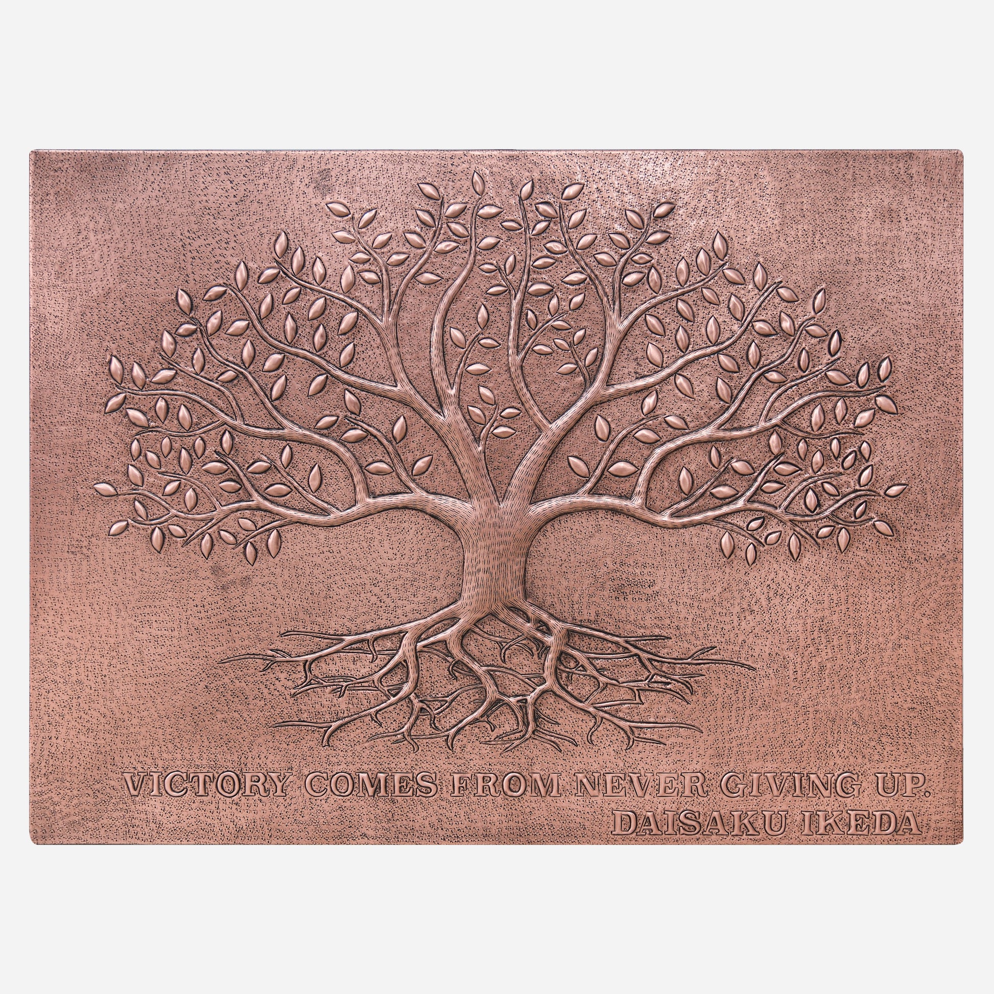 Copper Sign with Sayings (Tree and Roots) - Natuross