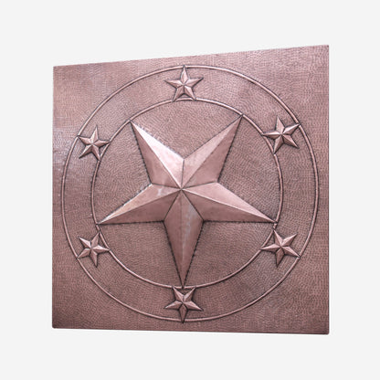 Texas Star Copper Backsplash Panel - Natuross