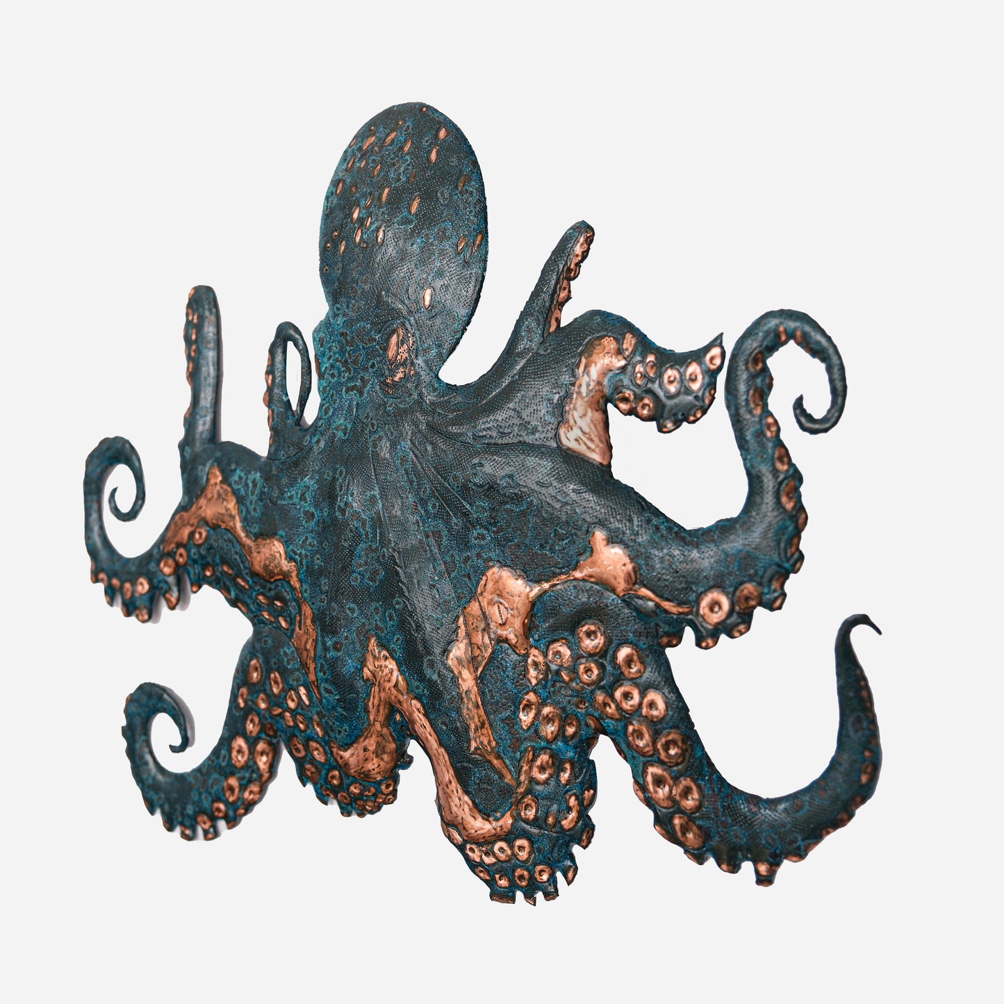 Octopus Copper Wall Art