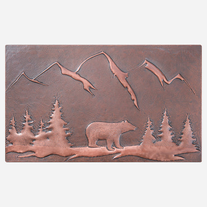 Brown Bear Copper Backsplash