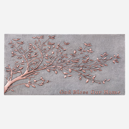 Tree Branches Copper Backsplash Tile 15x29.7" Gray&Copper Patina - Natuross