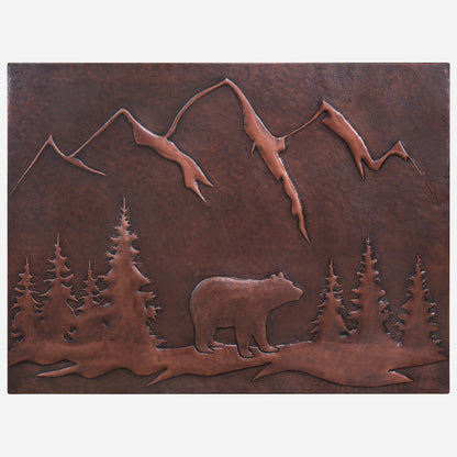 Brown Bear Copper Backsplash
