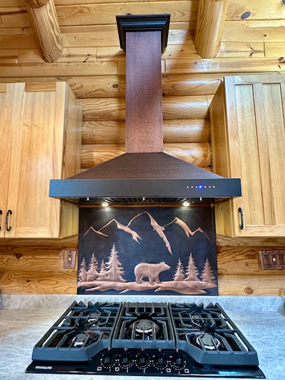 Black Bear Copper Backsplash
