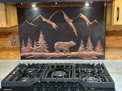 Custom Copper Kitchen Backsplash – Handmade to Your Size & Design