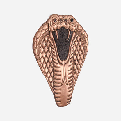 Copper Cobra Head Wall Decor