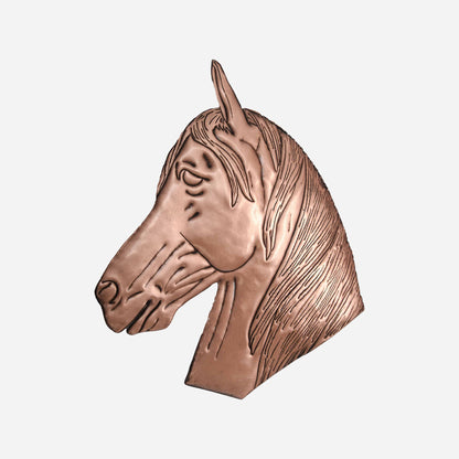 Horse Head Copper Wall Decor