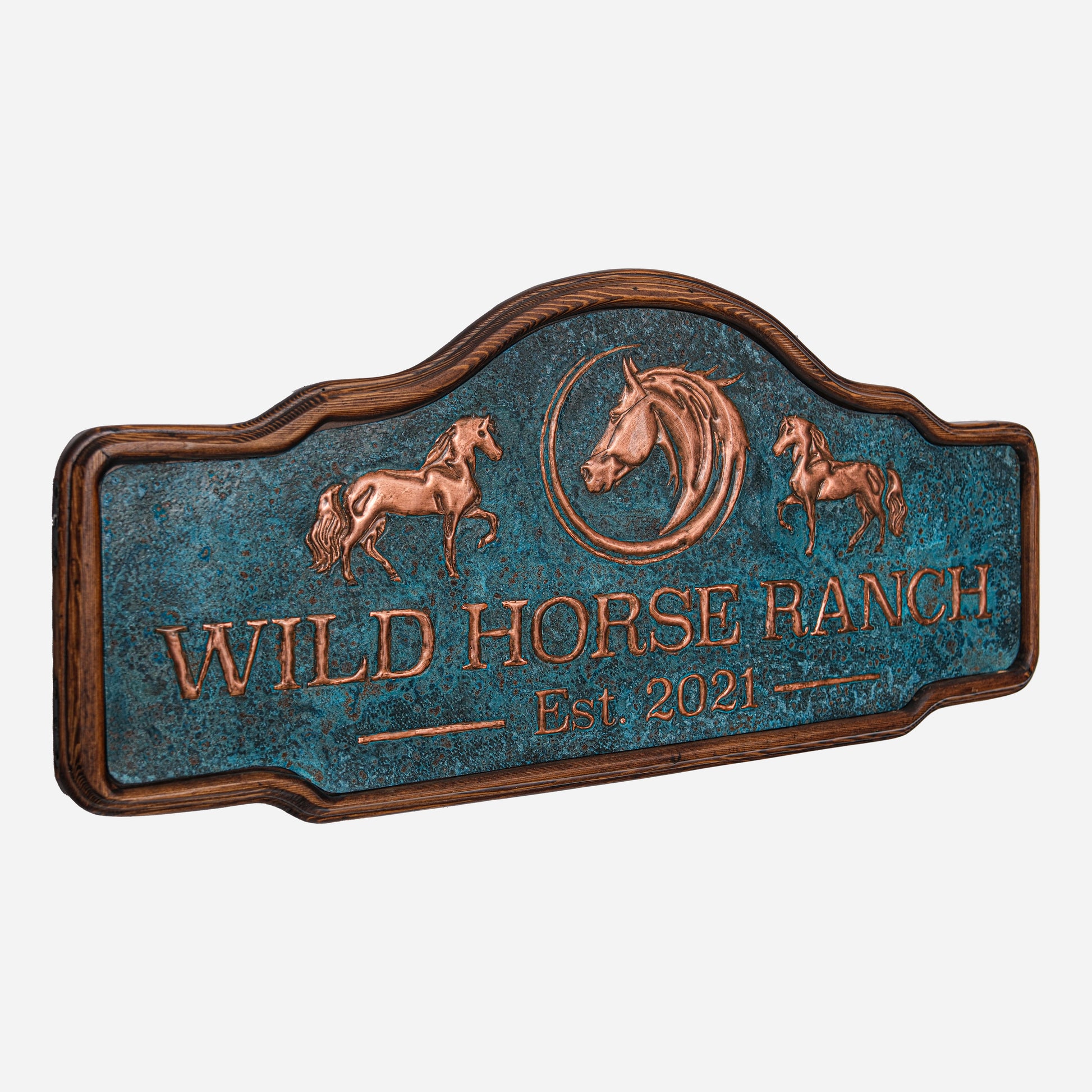 Copper Wild Horse Ranch Sign