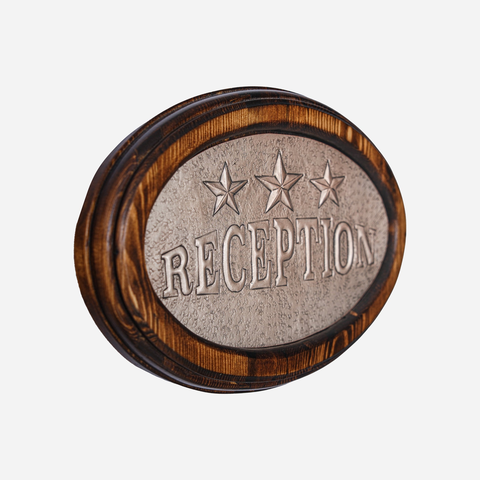 Copper Reception Sign