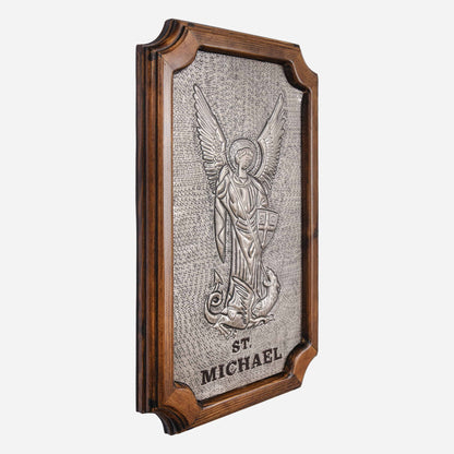 Saint Michael Copper Wall Art