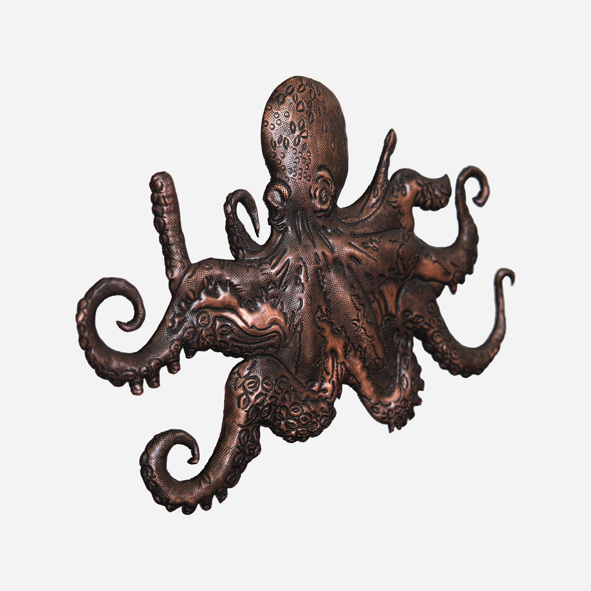 Copper Octopus Wall Art