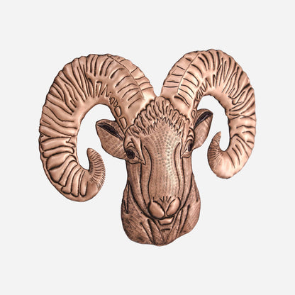 Bighorn Sheep Copper Wall Art