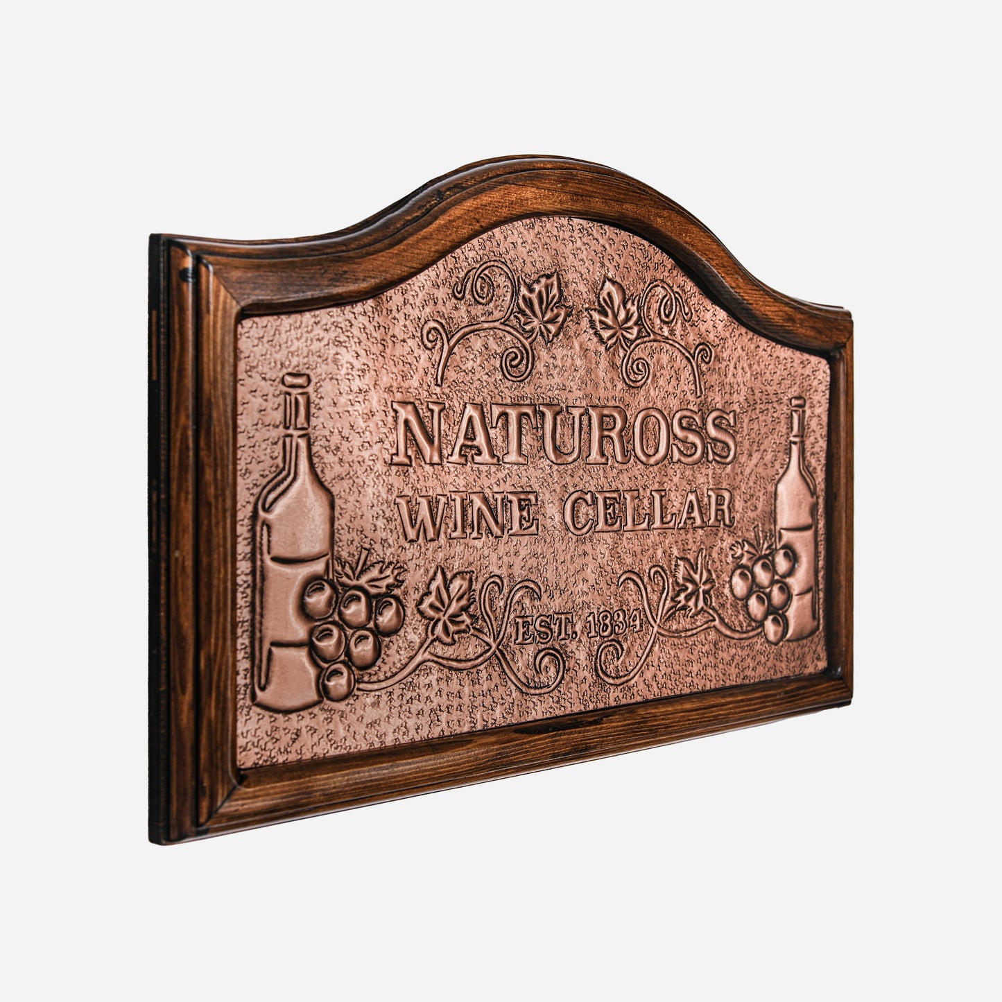 Copper Wine Cellar Sign