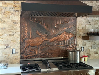 Moose & Canyon Copper Backsplash
