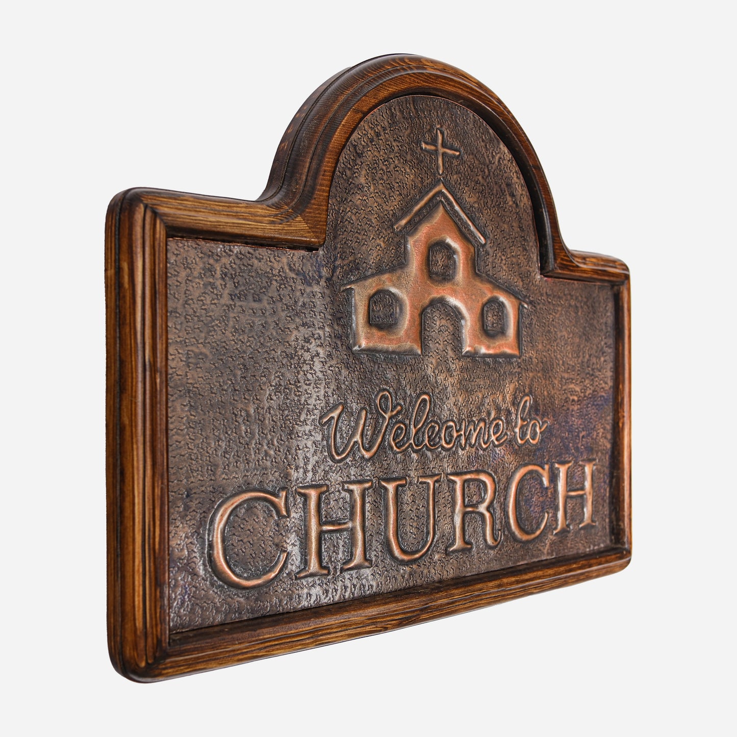 Welcome to Church Copper Sign