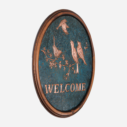 Copper "Welcome" Sign