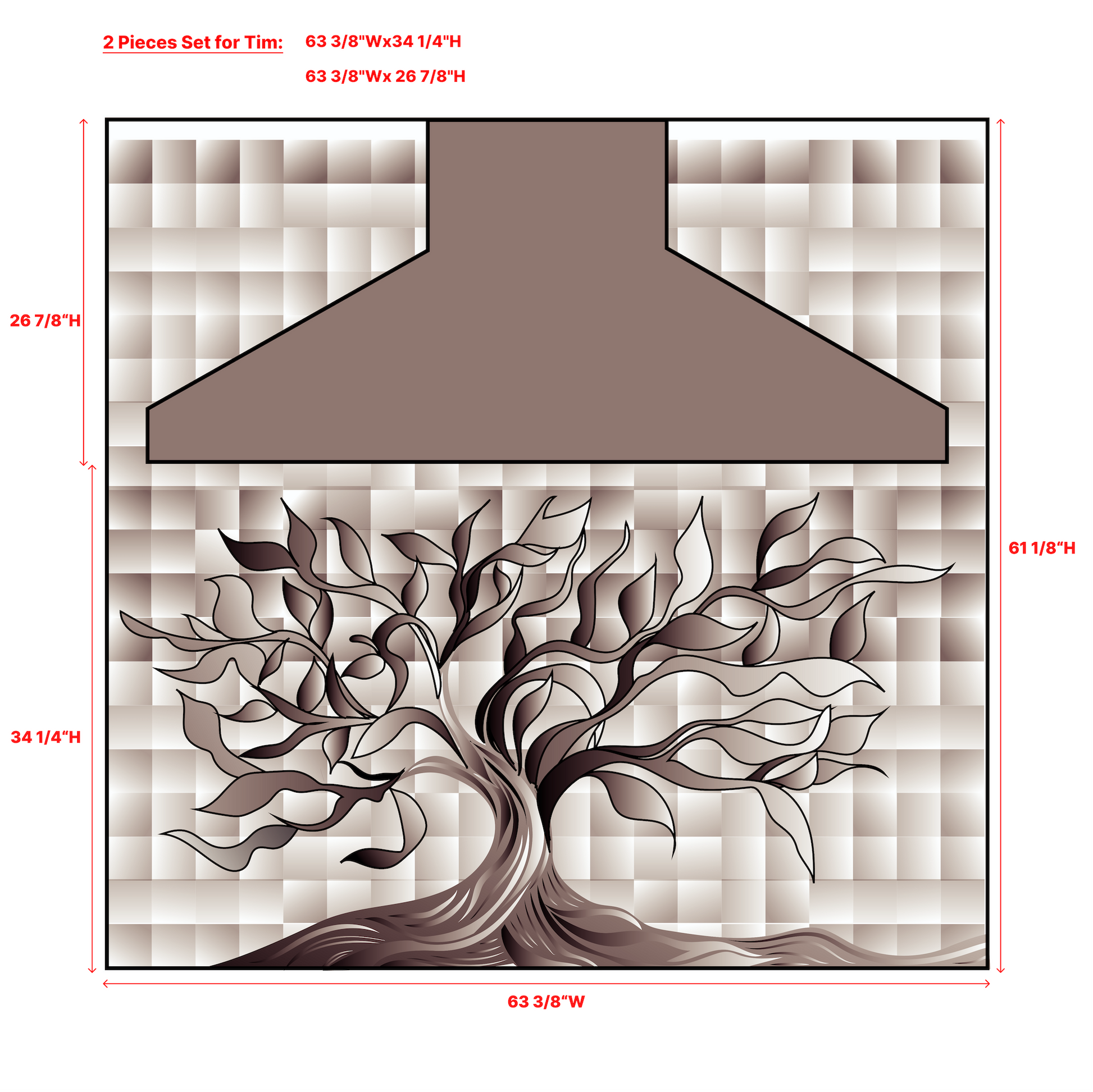 Custom Copper Kitchen Backsplash | Any Design, , Any Size – Natuross