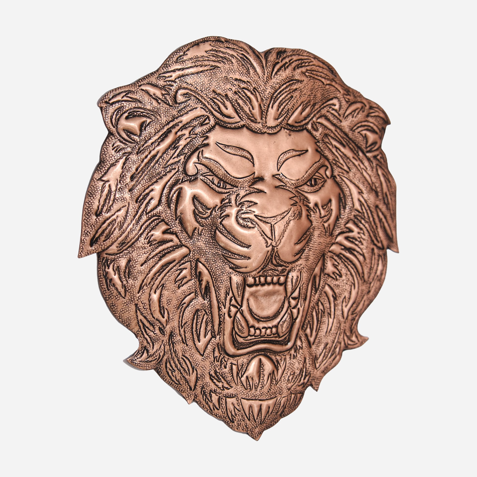 Lion Copper Wall Art