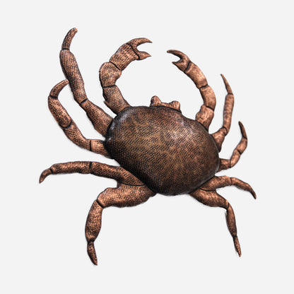 Copper Crab Wall Art