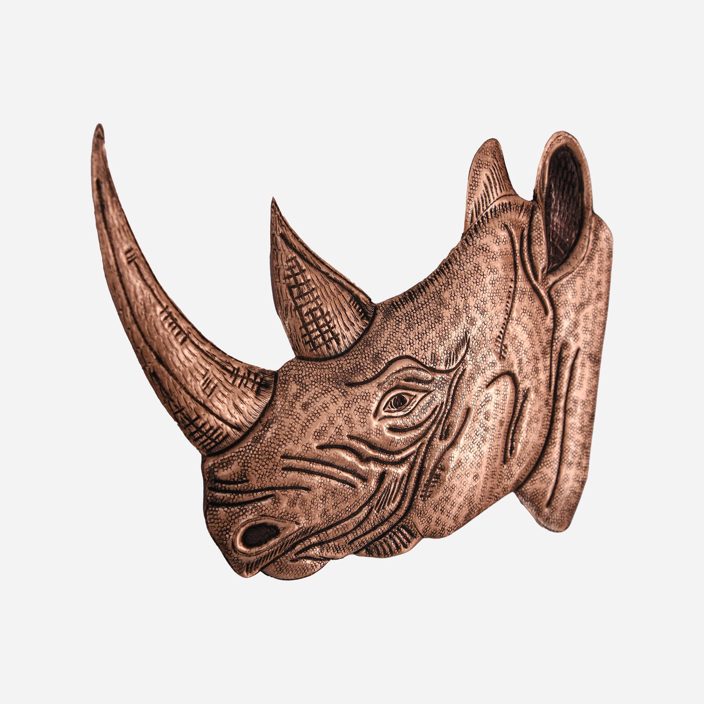 Rhino Copper Artwork