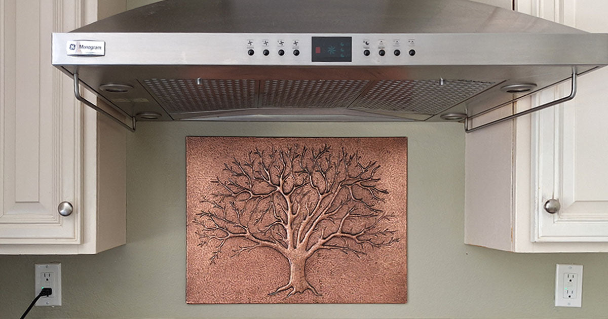 Eternal Tree Copper Backsplash - Natuross