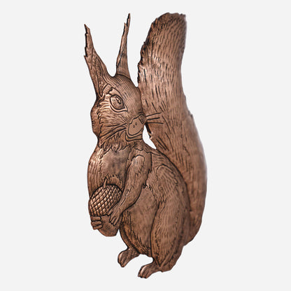 Squirrel Copper Wall Art