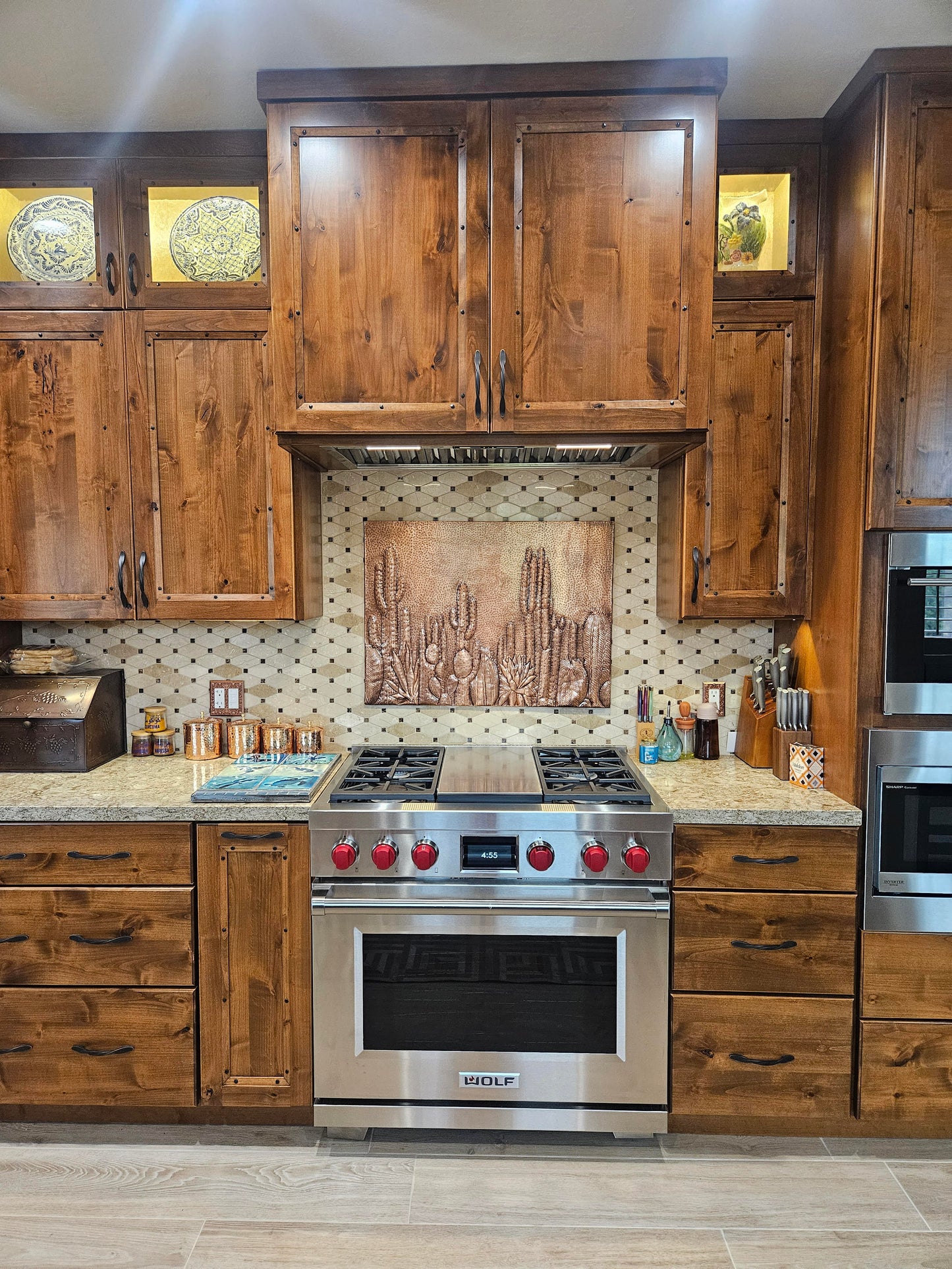 Custom Copper Kitchen Backsplash – Handmade to Your Size & Design