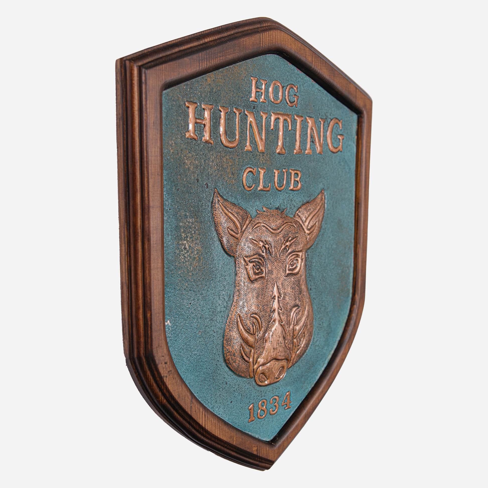 Hunting Club Copper Sign