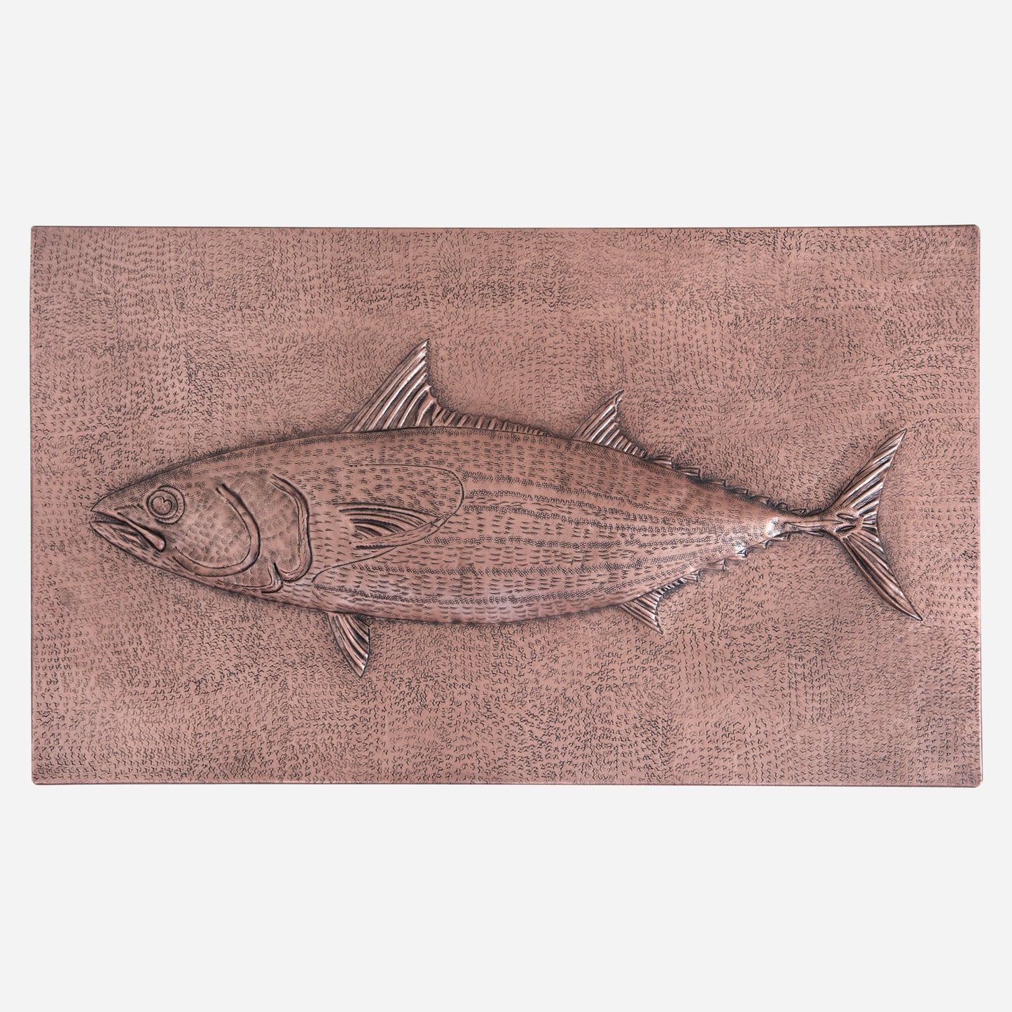 Skipjack Tuna Fish Copper Wall Art 17.7x29.9"