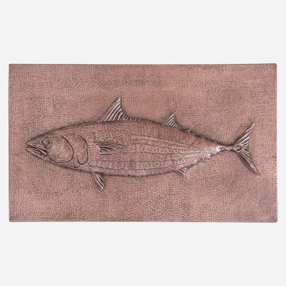 Skipjack Tuna Fish Copper Wall Art 17.7x29.9" - Natuross