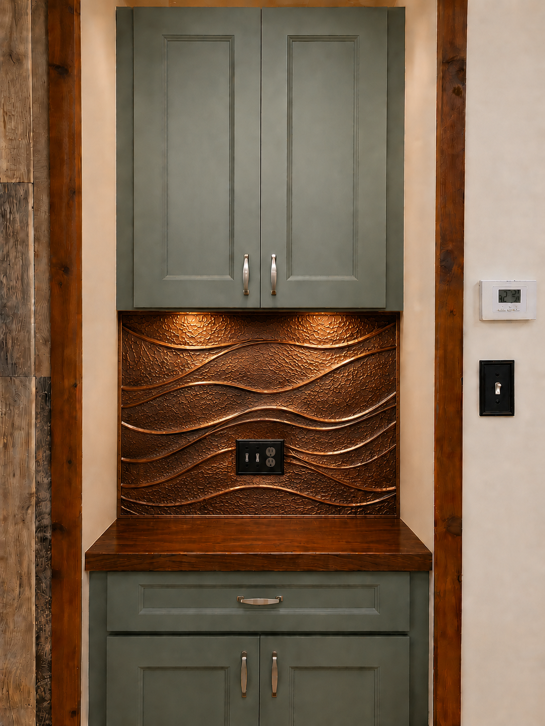 Copper Full Kitchen Backsplash Set