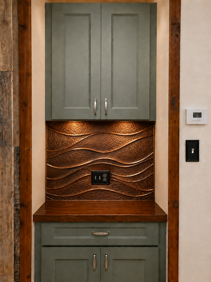 Copper Full Kitchen Backsplash Set