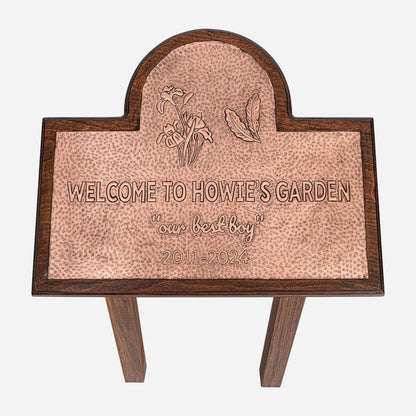 Pet Memorial Sign with Double Stake - Natuross