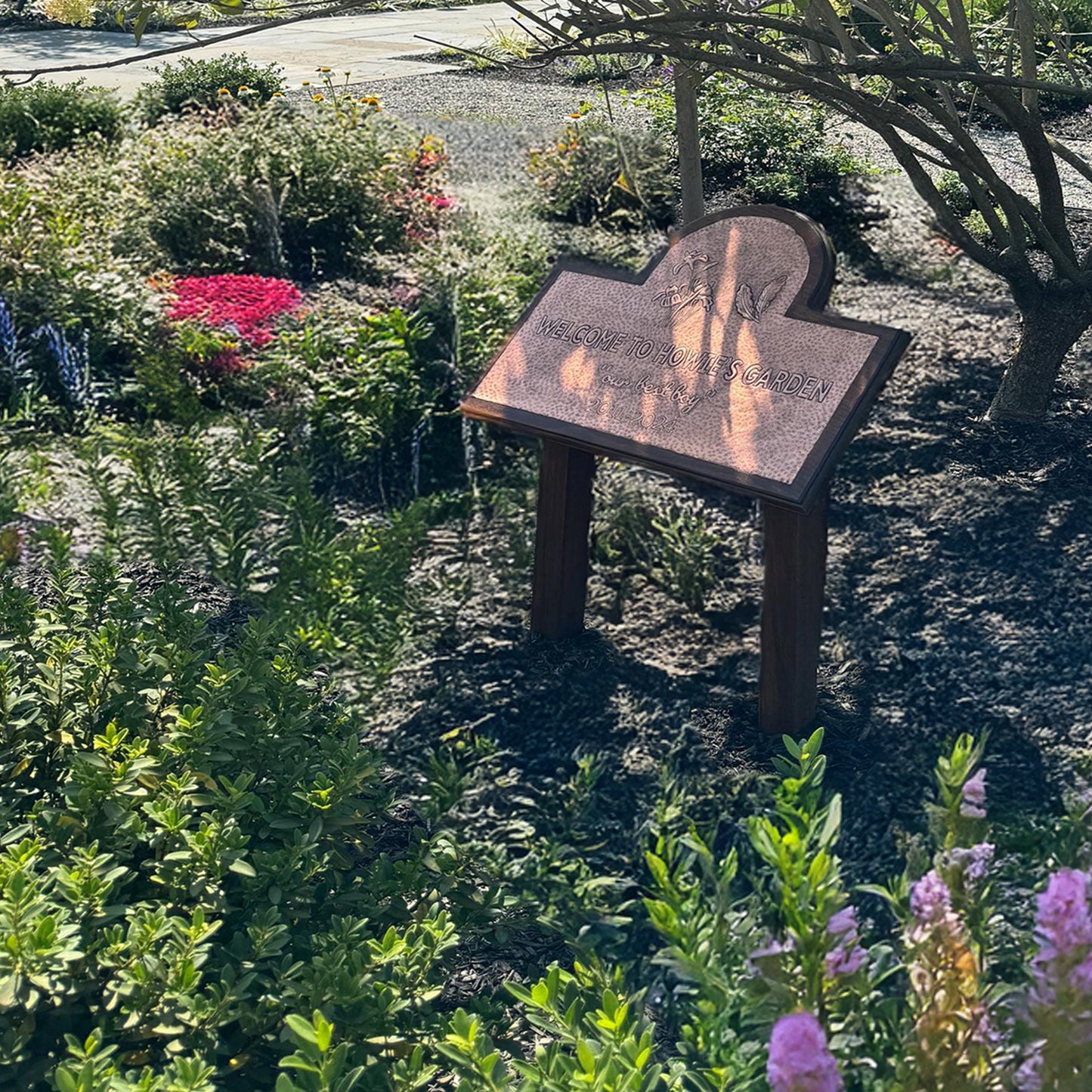 Pet Memorial Sign with Double Stake - Natuross