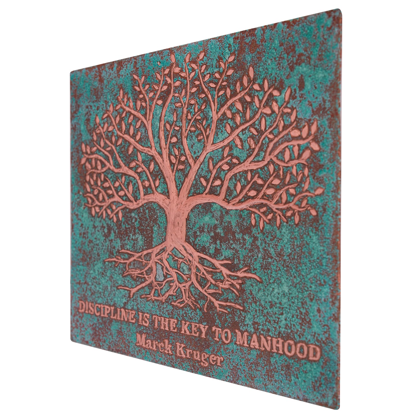 Copper Sign with Sayings (Tree and Roots) - Natuross