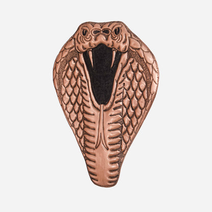 Copper Cobra Head Wall Decor