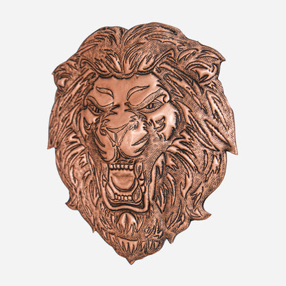 Lion Copper Wall Art