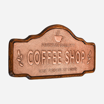 Copper Coffee Shop Sign - Natuross