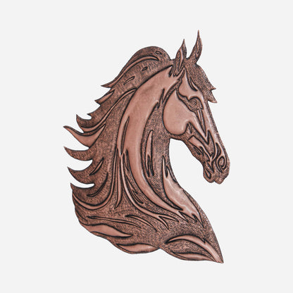 Horse Wall Art Copper Relief