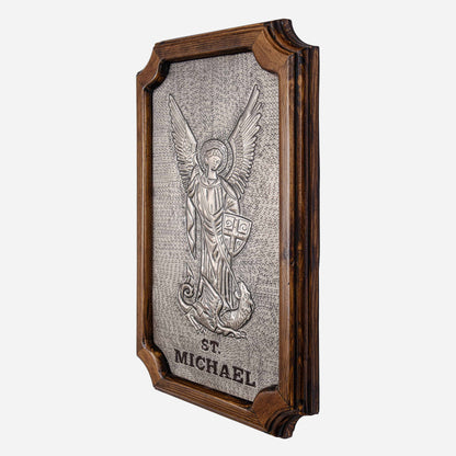 Saint Michael Copper Wall Art