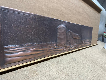 Countryside Silo & Barn Copper Kitchen Backsplash