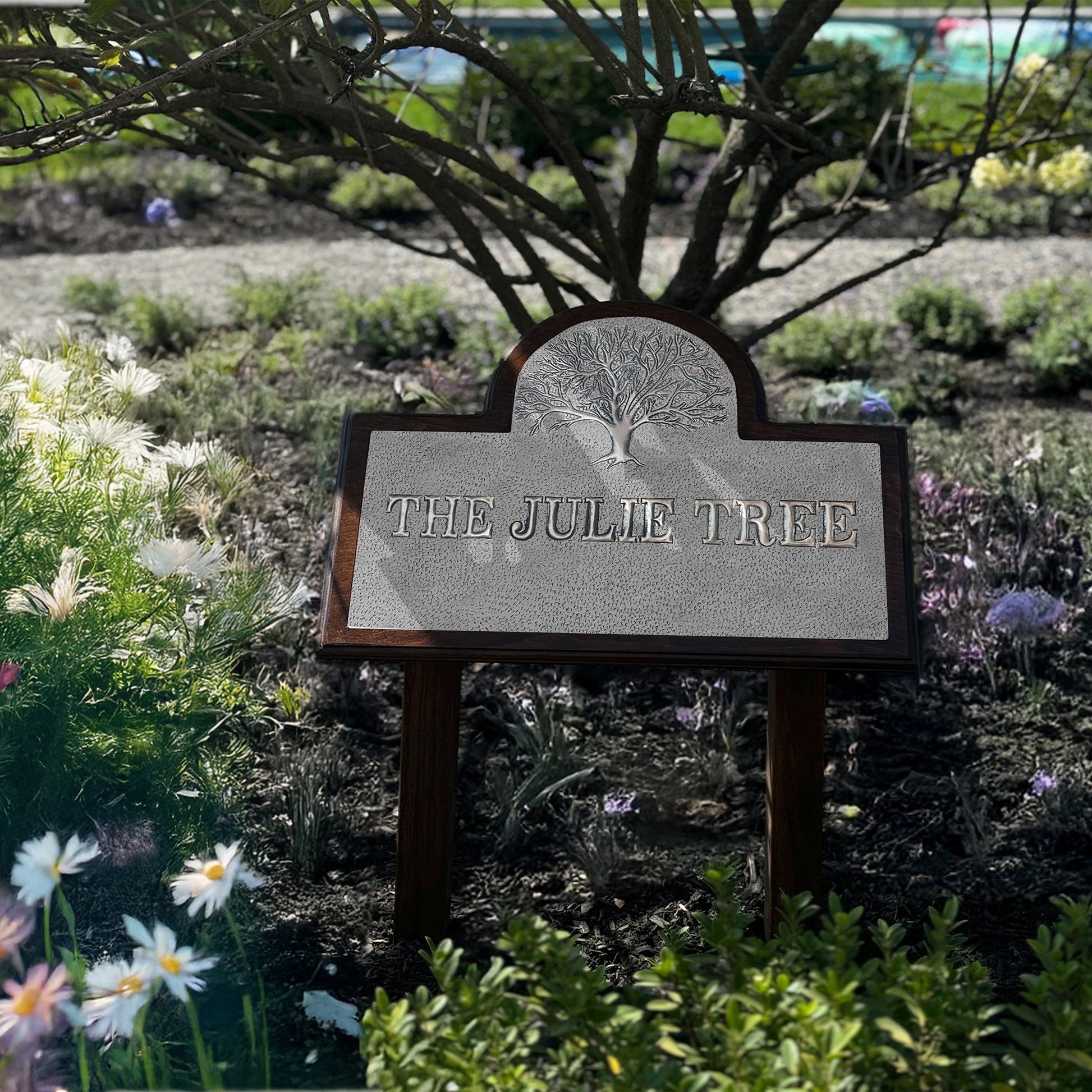 Tree Dedication Sign with Double Stake - Natuross