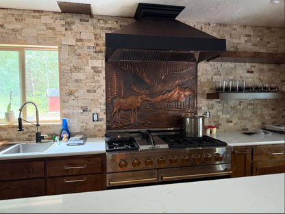 Moose & Canyon Copper Backsplash