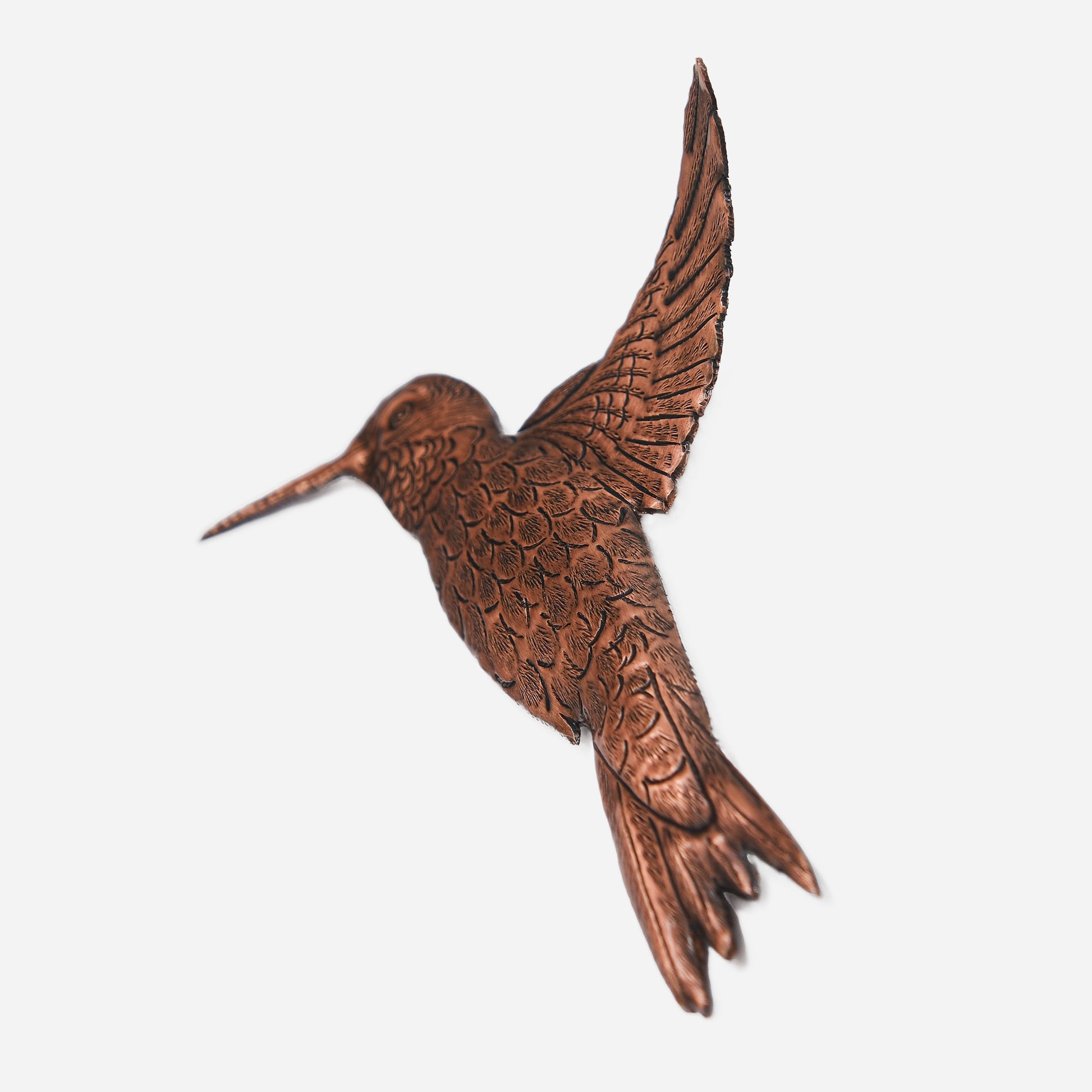 Hummingbird Copper Wall Art