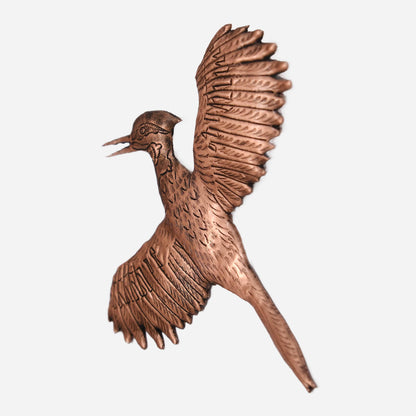 Woodpecker Bird Copper Wall Art