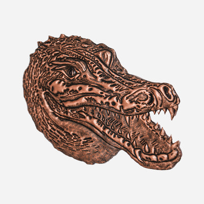 Crocodile Copper Wall Art