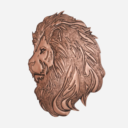 Lion Copper Wall Decor