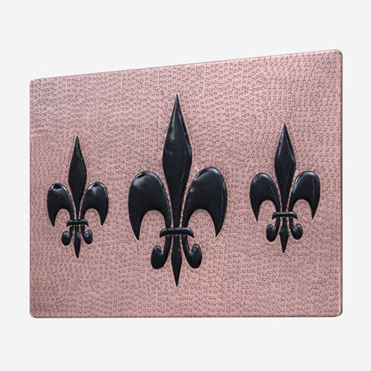 Fleur de Lys Copper Kitchen Backsplash Tile