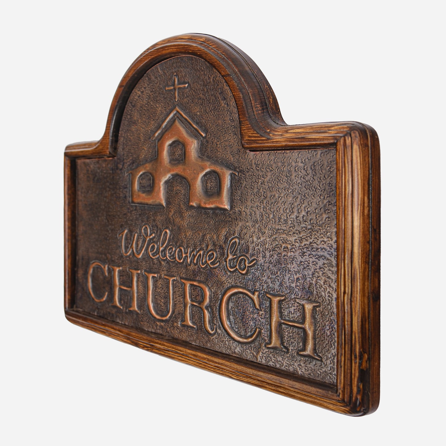 Welcome to Church Copper Sign