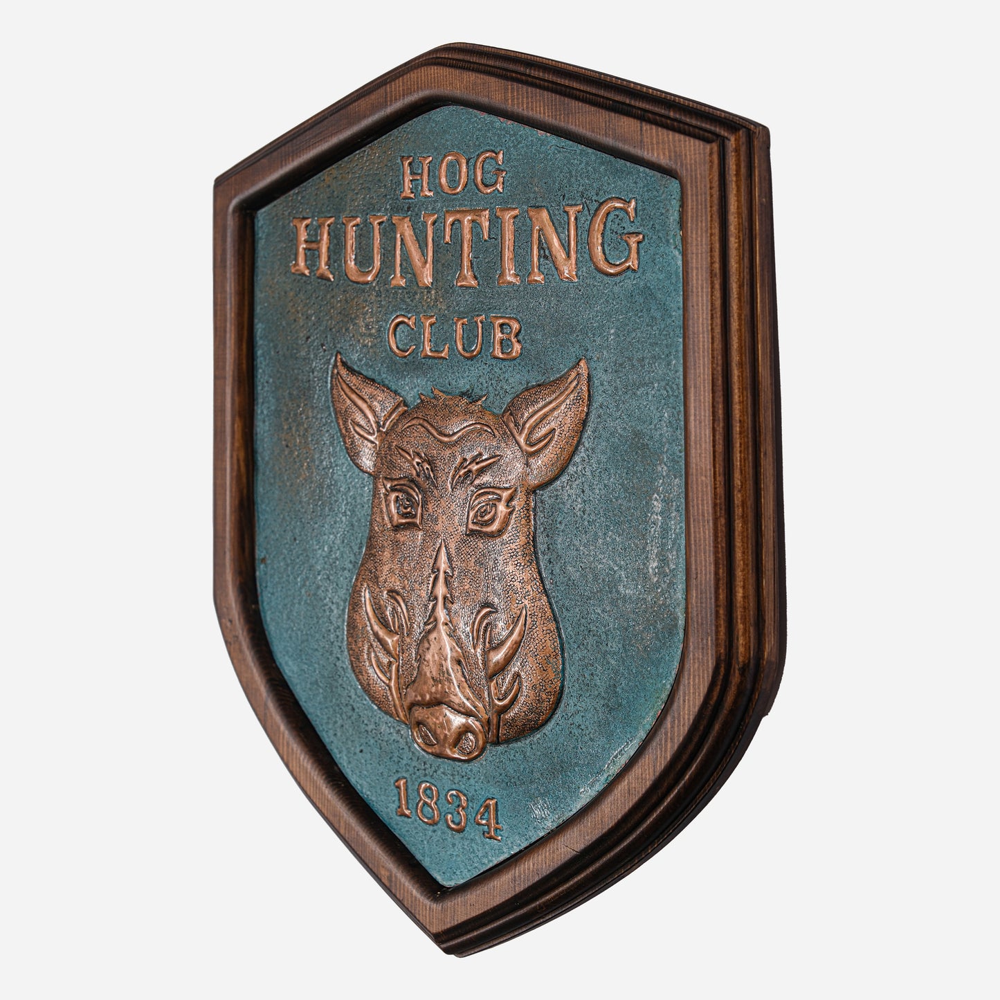 Hunting Club Copper Sign