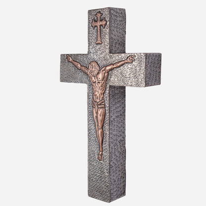 Copper Cross Wall Sculpture